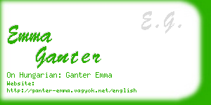 emma ganter business card